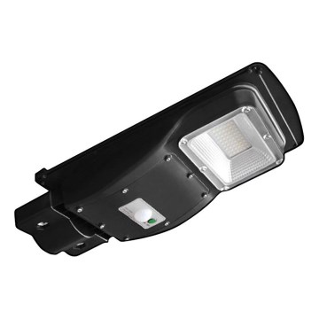 LED Hämardatav päikesepaneeliga tänavalamp koos liikumis- ja hämardusanduriga LED/6W/3,2V 6000K IP65 5000 mAh must + kaugjuhtimispult