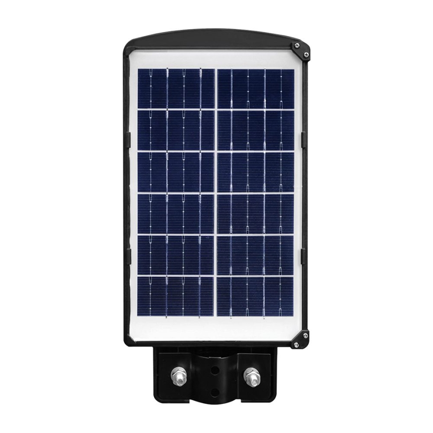 LED Hämardatav päikesepaneeliga tänavalamp koos liikumis- ja hämardusanduriga LED/6W/3,2V 6000K IP65 5000 mAh must + kaugjuhtimispult