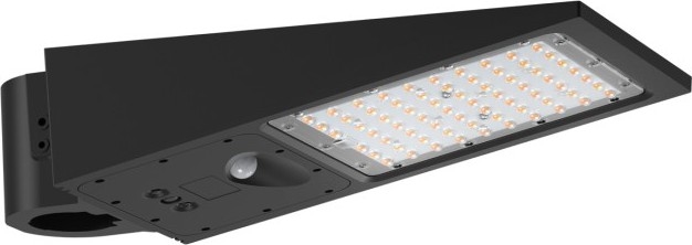 LED hämardatav päikesepaneeliga tänavavalgusti anduriga STREET LED/30W/9,6V 3000/4000K 6000 mAh IP65 + kaugjuhtimispult