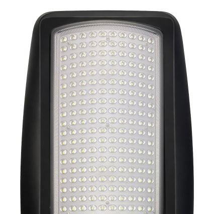 Hämardatav LED-päikese tänavavalgusti anduriga VENICE LED/200W/3,2V 12000 mAh IP65 must + kaugjuhtimispult
