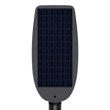 Hämardatav LED-päikese tänavavalgusti anduriga VENICE LED/200W/3,2V 12000 mAh IP65 must + kaugjuhtimispult