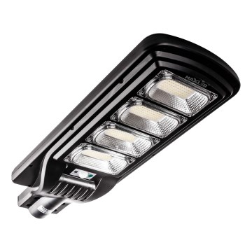 LED Hämardatav päikesepaneeliga tänavavalgusti koos anduriga LED/240W/6V 6500K IP65 must + kaugjuhtimispult