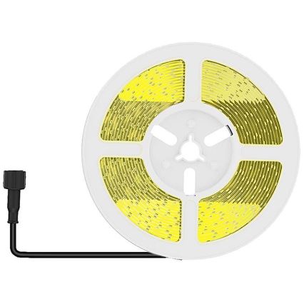 LED Hämardatav päikesepaneeliga valgusriba LED/1,2W/3,7V 4000K IP67 5m + kaugjuhtimispult