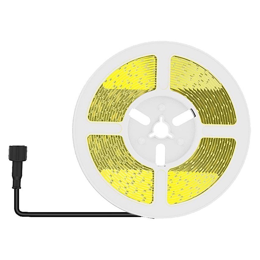 LED Hämardatav päikesepaneeliga valgusriba LED/1,2W/3,7V 4000K IP67 5m + kaugjuhtimispult