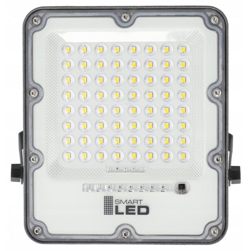 LED-hämardatav päikesereflektor LED/50W/3,2V 5000K 6000 mAh IP65 must + kaugjuhtimispult