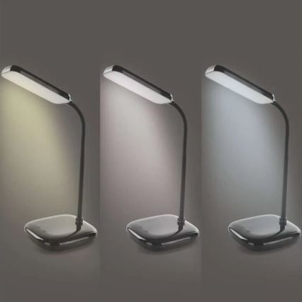 LED Hämardatav paindlik laualamp LED/12W/230V 3000K/4000K/6500K must