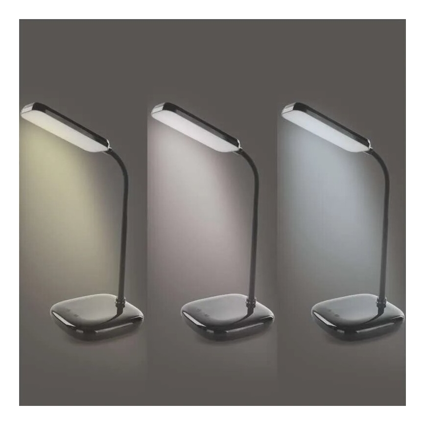LED Hämardatav paindlik laualamp LED/12W/230V 3000K/4000K/6500K must