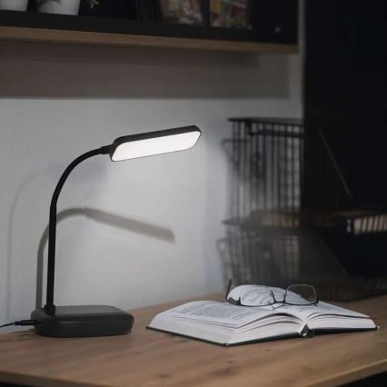 LED Hämardatav paindlik laualamp LED/12W/230V 3000K/4000K/6500K must