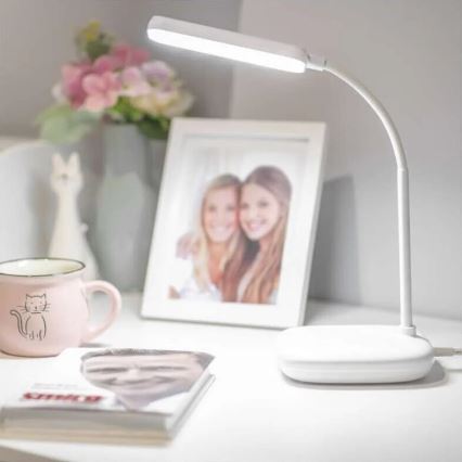 LED Hämardatav paindlik laualamp LED/12W/230V 3000K/4000K/6500K valge