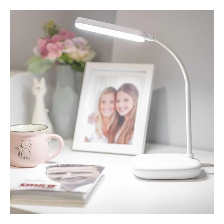 LED Hämardatav paindlik laualamp LED/12W/230V 3000K/4000K/6500K valge