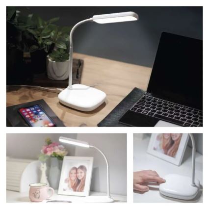 LED Hämardatav paindlik laualamp LED/12W/230V 3000K/4000K/6500K valge