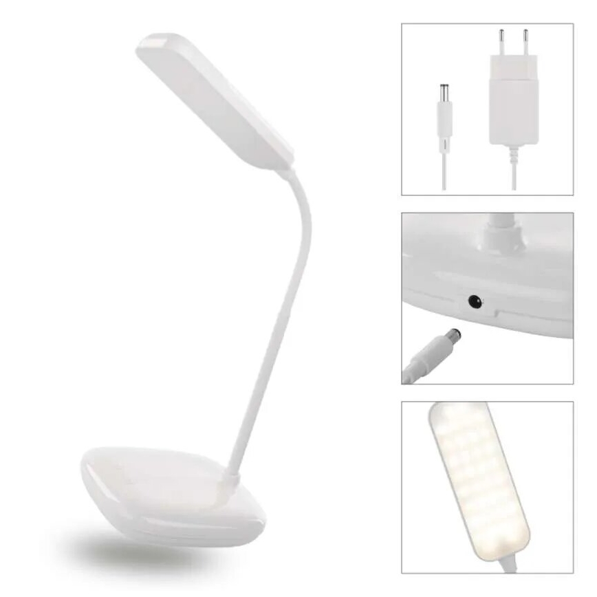 LED Hämardatav paindlik laualamp LED/12W/230V 3000K/4000K/6500K valge