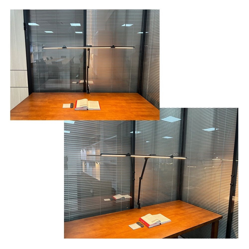 LED Hämardatav puutetundlik paindlik laualamp LED/36W/230V 3000-6500K CRI 92 must