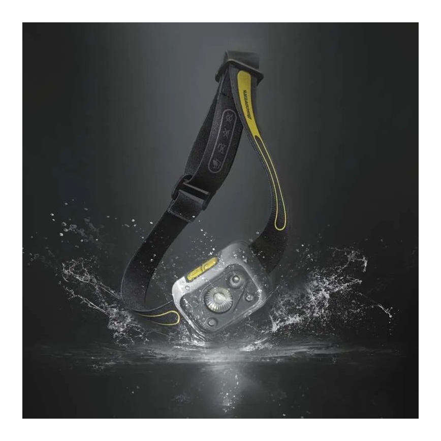 LED Hämardatav pealamp anduriga GP DISCOVERY CHW54 LED/3xAAA IPX5