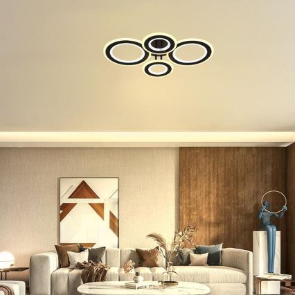 LED Hämardatav pinnale kinnitatav lühter LED/100W/230V 3000-6500K + kaugjuhtimispult