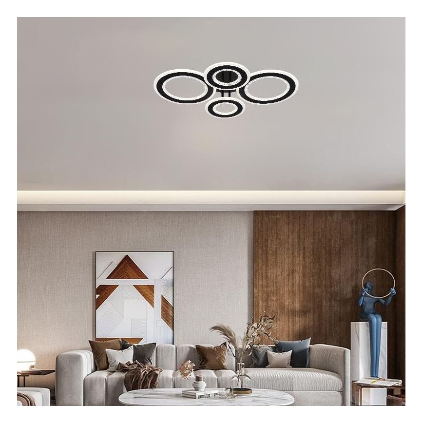 LED Hämardatav pinnale kinnitatav lühter LED/100W/230V 3000-6500K + kaugjuhtimispult