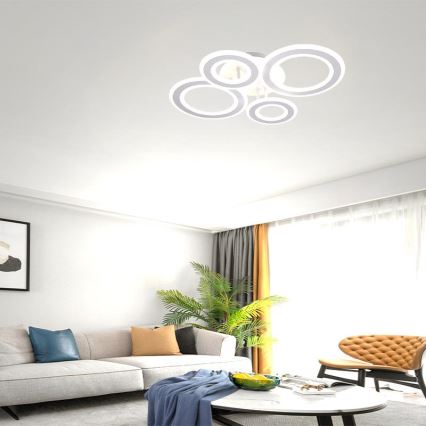 LED Hämardatav pinnale kinnitatav lühter LED/100W/230V 3000-6500K + kaugjuhtimispult