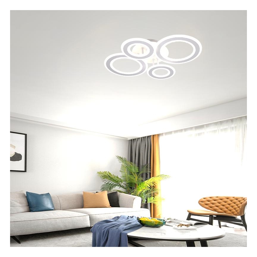 LED Hämardatav pinnale kinnitatav lühter LED/100W/230V 3000-6500K + kaugjuhtimispult