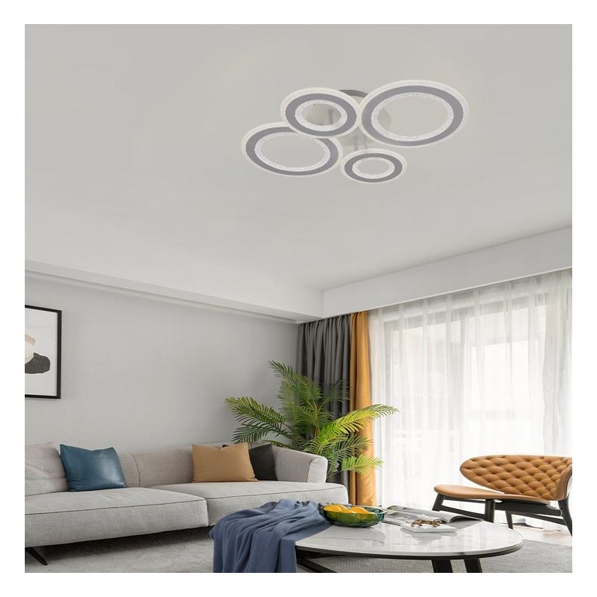 LED Hämardatav pinnale kinnitatav lühter LED/100W/230V 3000-6500K + kaugjuhtimispult