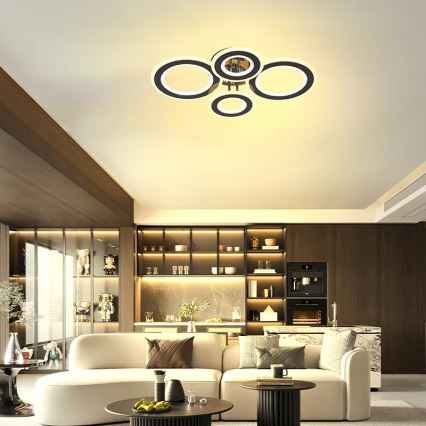 LED Hämardatav pinnale kinnitatav lühter LED/100W/230V 3000-6500K + kaugjuhtimispult