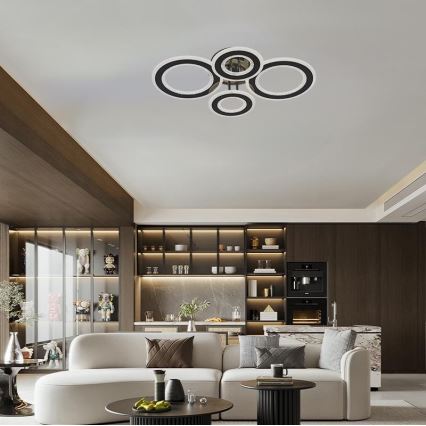 LED Hämardatav pinnale kinnitatav lühter LED/100W/230V 3000-6500K + kaugjuhtimispult