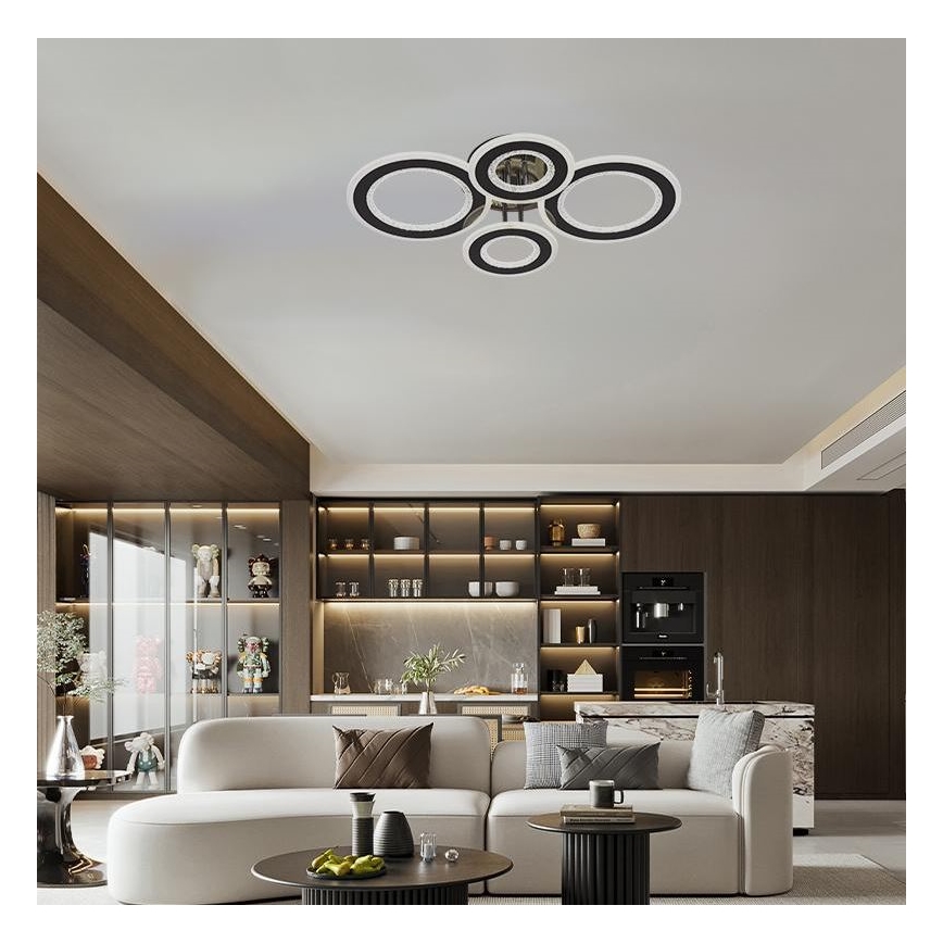 LED Hämardatav pinnale kinnitatav lühter LED/100W/230V 3000-6500K + kaugjuhtimispult