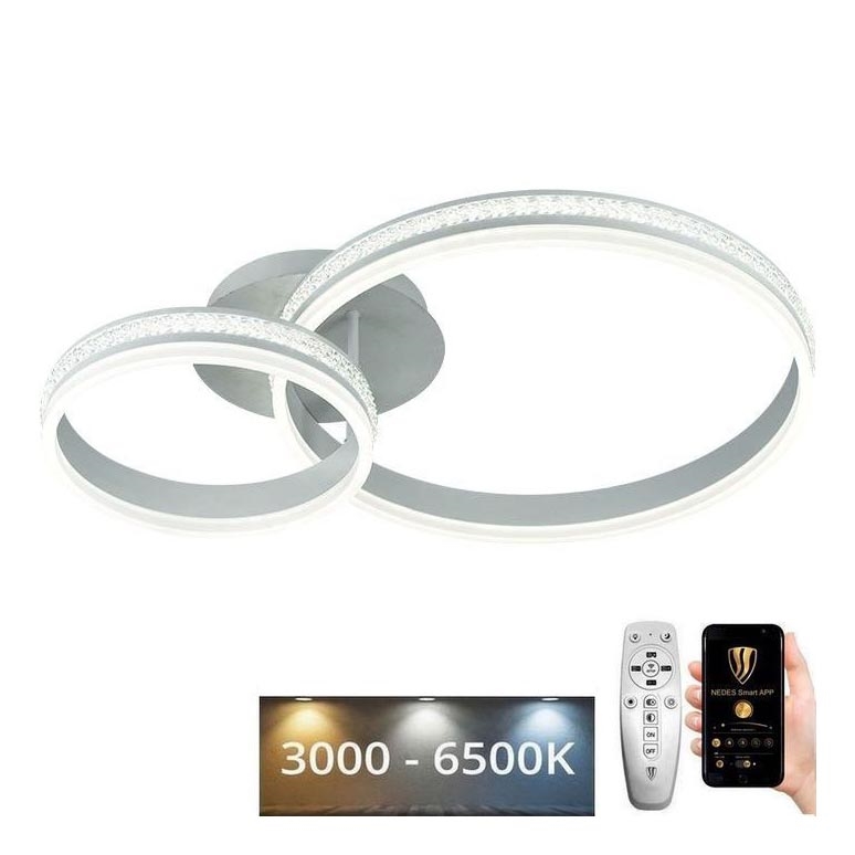 LED Hämardatav pinnale kinnitatav lühter LED/110W/230V 3000-6500K + kaugjuhtimispult