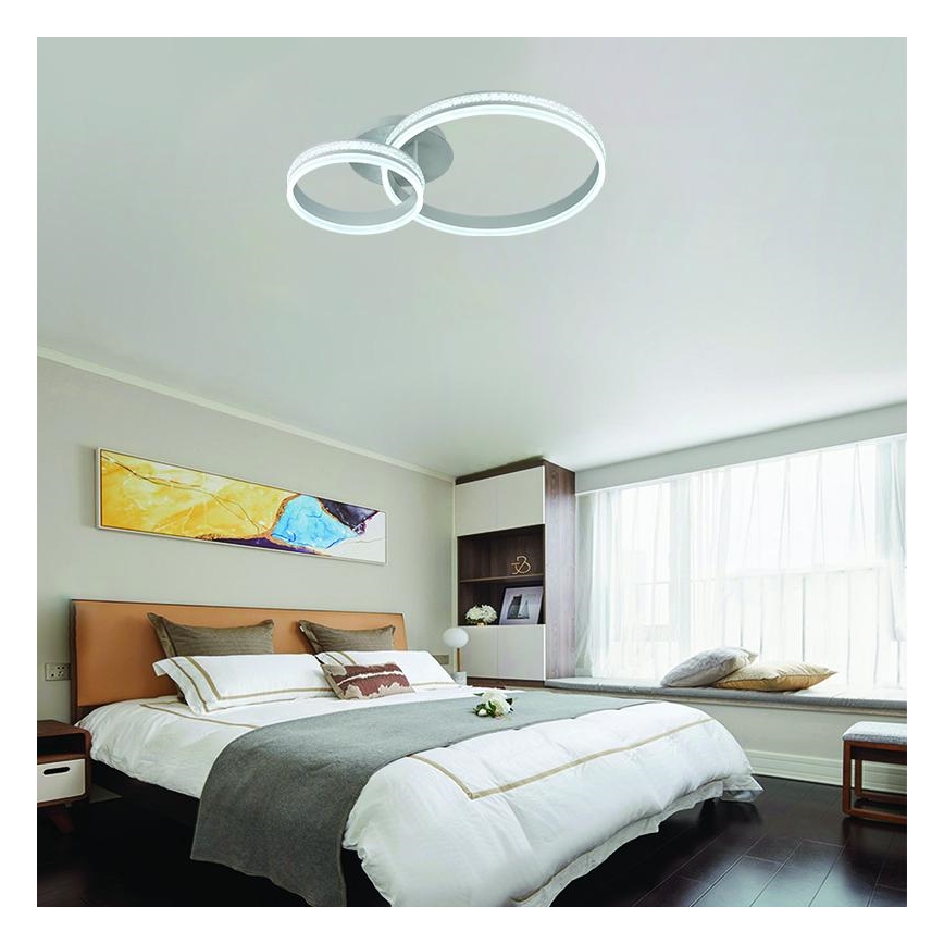 LED Hämardatav pinnale kinnitatav lühter LED/110W/230V 3000-6500K + kaugjuhtimispult