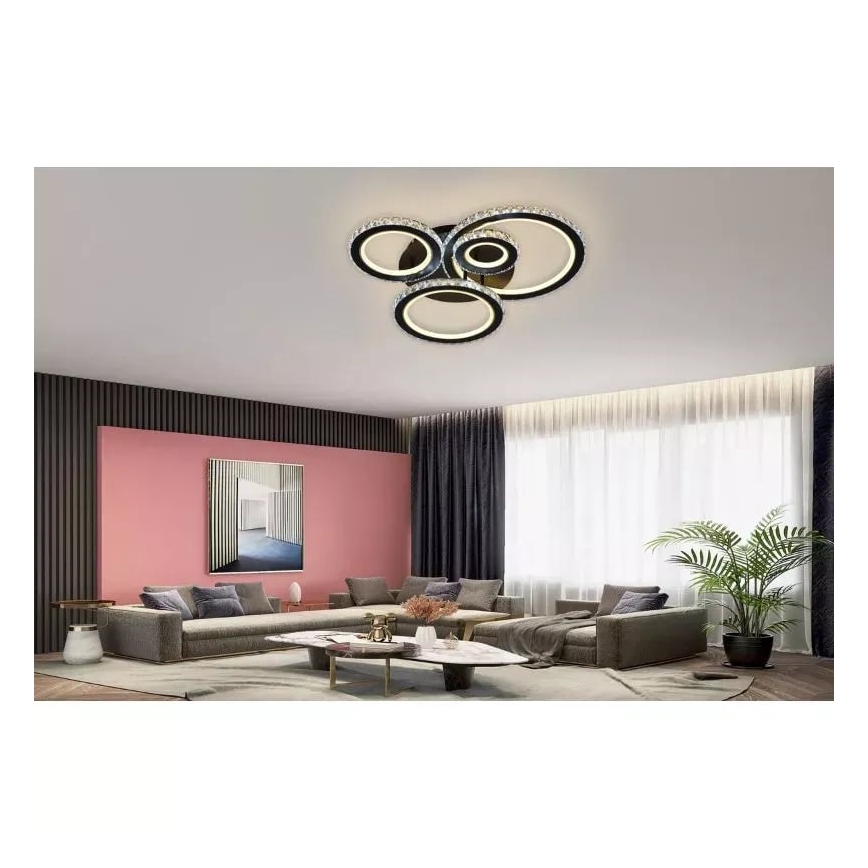LED Hämardatav pinnale kinnitatav lühter LED/120W/230V 3000-6500K + kaugjuhtimispult