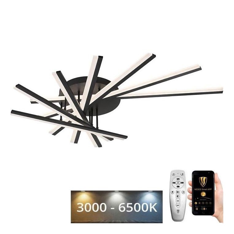LED Hämardatav pinnale kinnitatav lühter LED/120W/230V 3000-6500K + kaugjuhtimispult