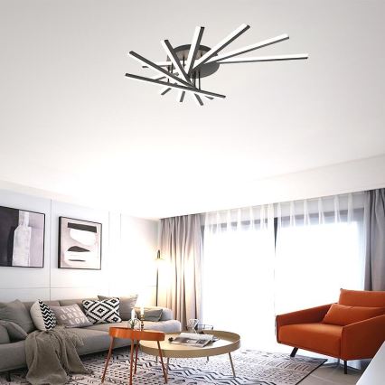 LED Hämardatav pinnale kinnitatav lühter LED/120W/230V 3000-6500K + kaugjuhtimispult