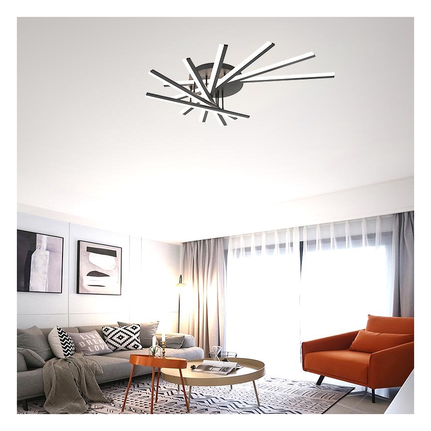 LED Hämardatav pinnale kinnitatav lühter LED/120W/230V 3000-6500K + kaugjuhtimispult