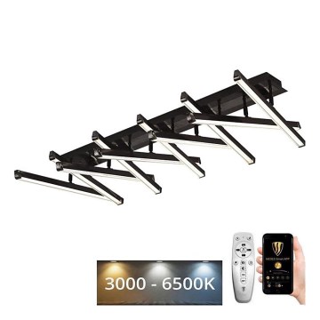 LED Hämardatav pinnale kinnitatav lühter LED/125W/230V 3000-6500K + kaugjuhtimispult