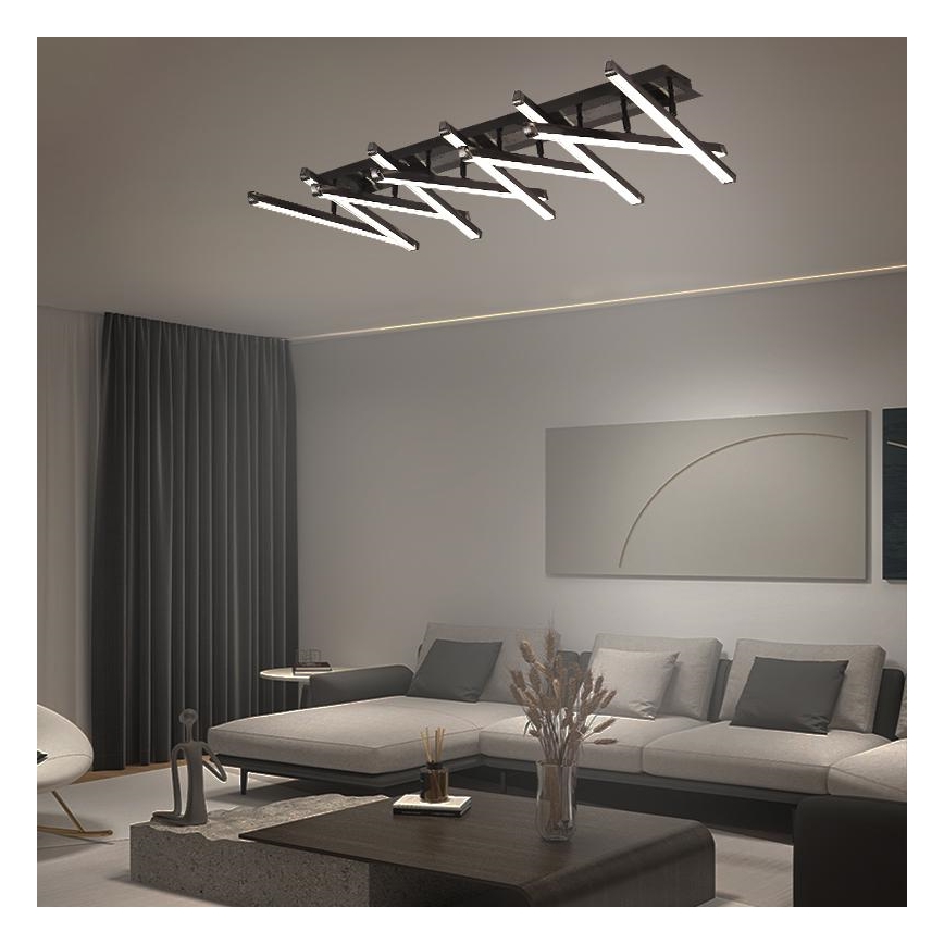 LED Hämardatav pinnale kinnitatav lühter LED/125W/230V 3000-6500K + kaugjuhtimispult