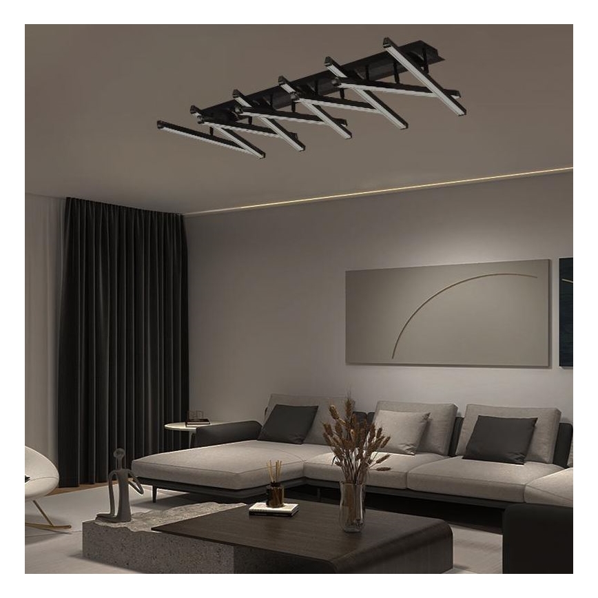 LED Hämardatav pinnale kinnitatav lühter LED/125W/230V 3000-6500K + kaugjuhtimispult