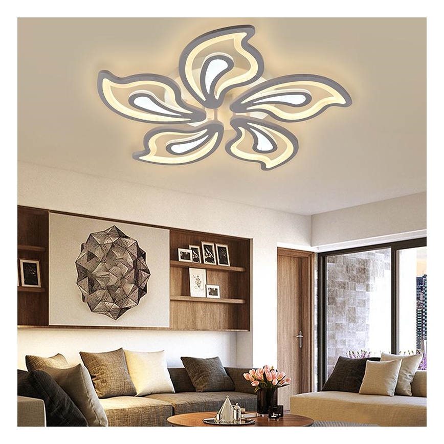 LED Hämardatav pinnale kinnitatav lühter LED/125W/230V 3000-6500K + kaugjuhtimispult