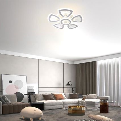 LED Hämardatav pinnale kinnitatav lühter LED/145W/230V 3000-6500K + kaugjuhtimispult