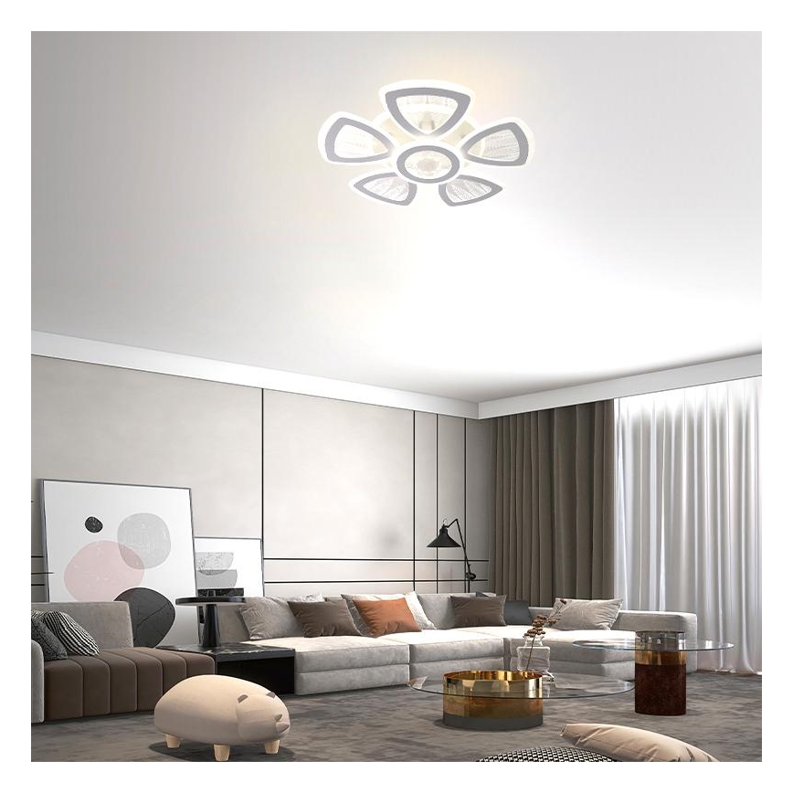 LED Hämardatav pinnale kinnitatav lühter LED/145W/230V 3000-6500K + kaugjuhtimispult