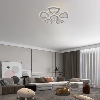 LED Hämardatav pinnale kinnitatav lühter LED/145W/230V 3000-6500K + kaugjuhtimispult