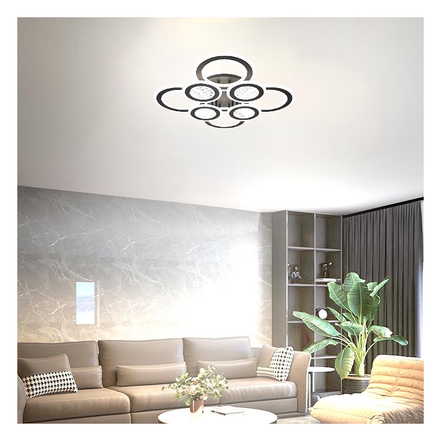 LED Hämardatav pinnale kinnitatav lühter LED/200W/230V 3000-6500K + kaugjuhtimispult