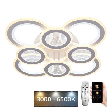 LED Hämardatav pinnale kinnitatav lühter LED/200W/230V 3000-6500K + kaugjuhtimispult
