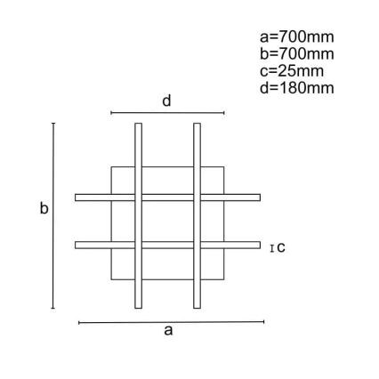 LED Hämardatav pinnale kinnitatav lühter LED/30W/230V 3000-6500K + kaugjuhtimispult