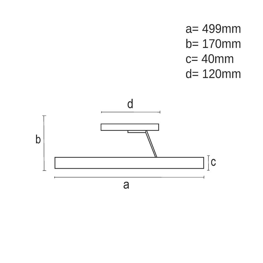 LED Hämardatav pinnale kinnitatav lühter LED/40W/230V 3000-6500K kuldne + kaugjuhtimispult