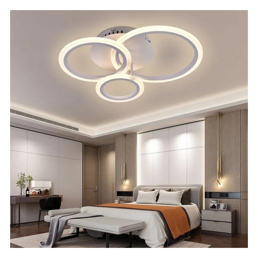 LED Hämardatav pinnale kinnitatav lühter LED/40W/230V 3000-6500K valge + kaugjuhtimispult