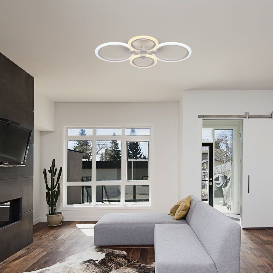 LED Hämardatav pinnale kinnitatav lühter LED/45W/230V 3000-6500K + kaugjuhtimispult