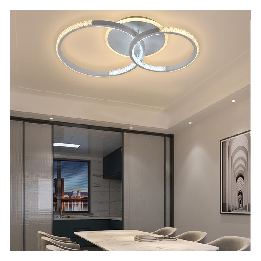 LED Hämardatav pinnale kinnitatav lühter LED/55W/230V 3000-6500K + pult