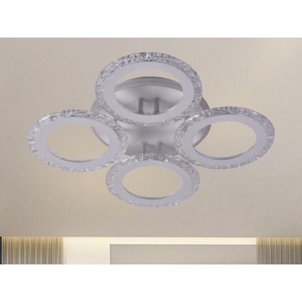 LED Hämardatav pinnale kinnitatav lühter LED/55W/230V 3000-6500K + kaugjuhtimispult
