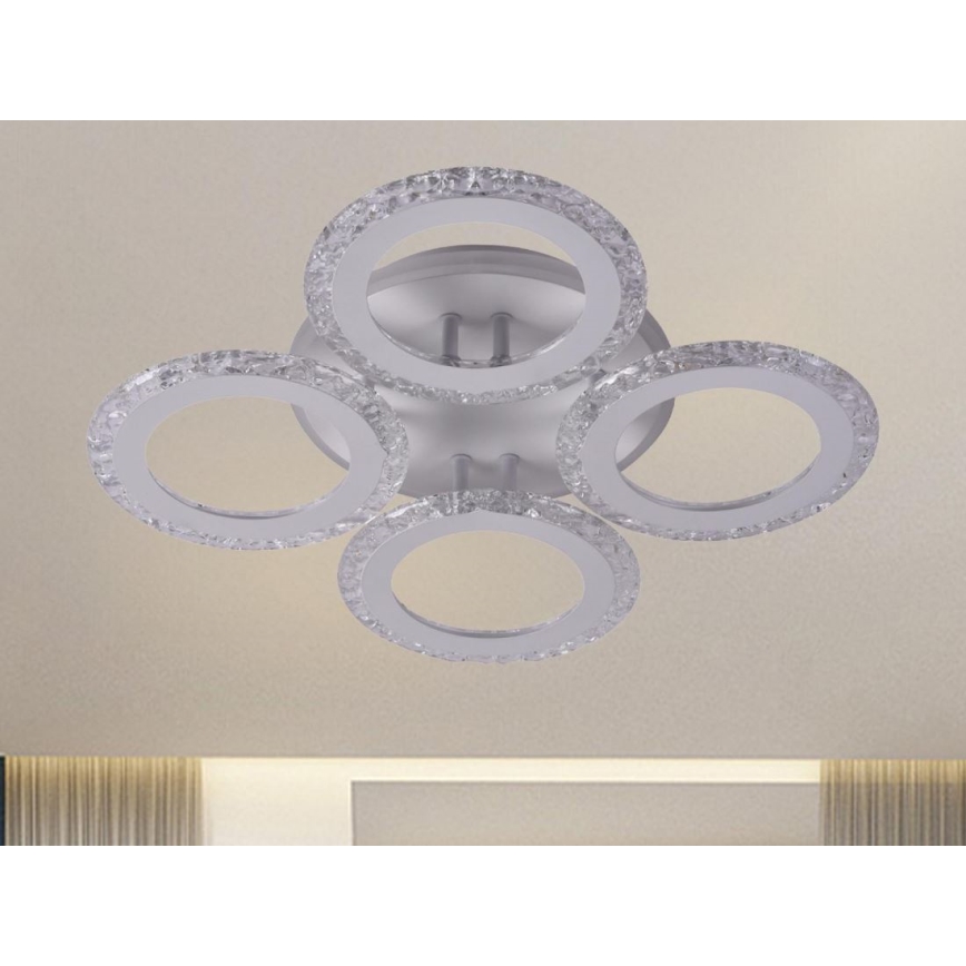 LED Hämardatav pinnale kinnitatav lühter LED/55W/230V 3000-6500K + kaugjuhtimispult