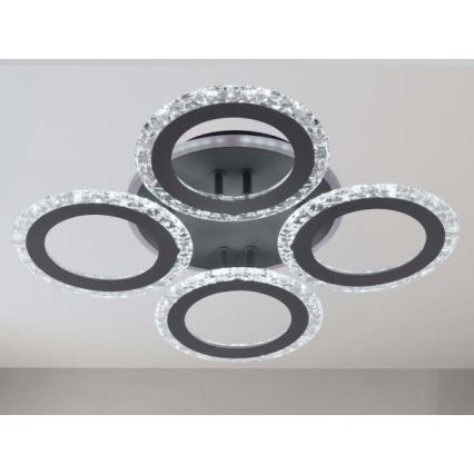 LED Hämardatav pinnale kinnitatav lühter LED/55W/230V 3000-6500K + kaugjuhtimispult