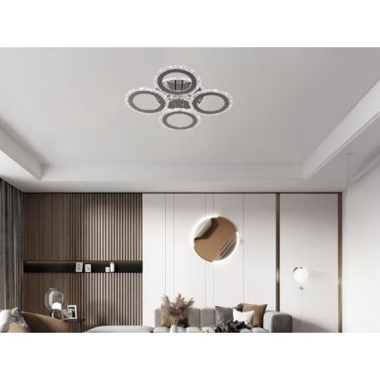 LED Hämardatav pinnale kinnitatav lühter LED/55W/230V 3000-6500K + kaugjuhtimispult